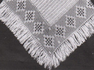 Crochet edge with tassel for shawl and pillowcase