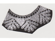 Crochet edge for wrap and pillowcase Called tea lady edge