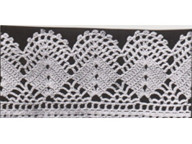 Crochet edge for wrap and pillowcase Called fran