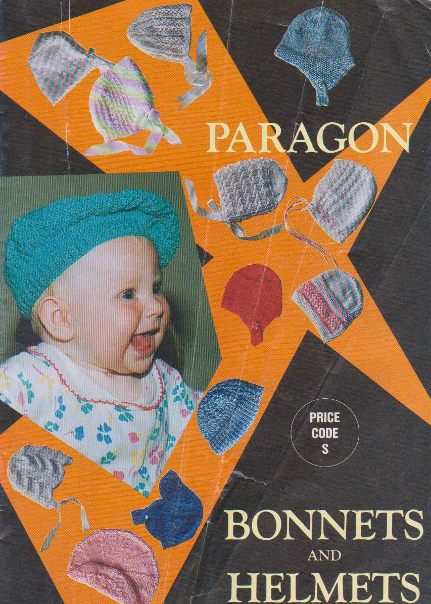 Knitted bonnets and helmets