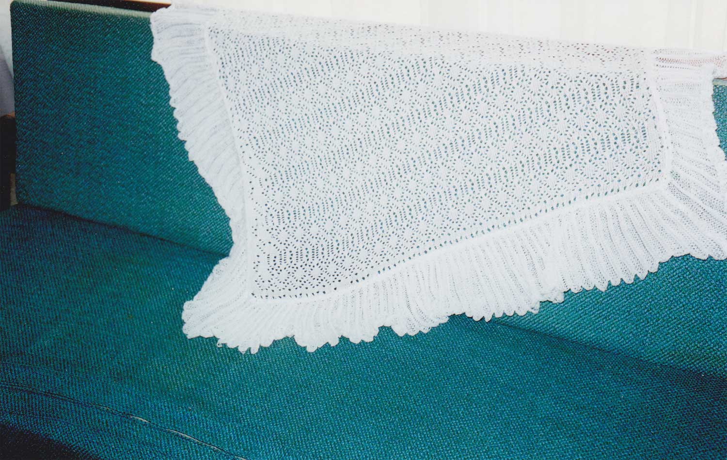 Machine Knitted Pillowcase