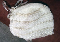 Crochet with silk insert