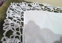 Crochet edge for shawl and pillowcase