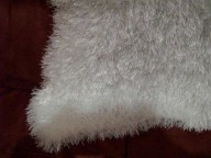 Square fluffy shawl White/cream/pink/blue any colour