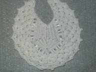 Crochet cotton bibs