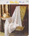 crochet lacy shawl